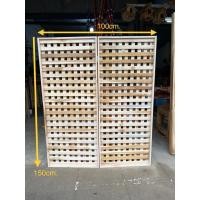 ราคา ฉากกั้นห้องไม้สัก*พับได้*ม่านไม้สัก ม่านบังตาขนาดยาว100cm.สูง150cm. (41619641884)