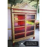 ราคา (กรุณาทักแชทก่อนสั่งซื้อ) ตู้พระไตรปิฎก 4 ชั้น สำหรับบรรจุหนังสือพระไตรปิฎก 91 เล่มภาษาไทย (4148648355)