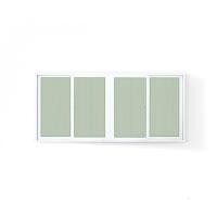 ราคา Ghouse Online WELLINGTAN หน้าต่างอะลูมิเนียม บานเลื่อน FSSF 240x110ซม. สีขาว พร้อมมุ้ง สินค้าขายดี! (24809815822)