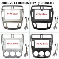 ราคา อะแดปเตอร์กรอบรถยนต์ 10.1 นิ้ว สําหรับเครื่องเล่น MP5 Honda City 2008-2013 (MT AC/AT AC) Android Radio Dask Kit Fascia 2Din (20834857649)