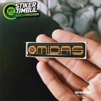 ราคา Midas 3D FLEXIBLE SOUND AUDIO สติ๊กเกอร์นูน EMBLEM (26131606612)
