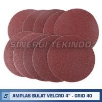 ราคา กระดาษทรายกลม ตีนตุ๊กแก กระดาษทรายกรวด 40 แท่งบด 4 นิ้ว ขบ40 40 4" (27031211632)