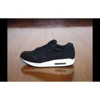 ราคา Nike Air Max 1 Black Black sail (35373476)