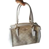 ราคา กระเป๋า COACH สีครีม ลาย C (23672750742)
