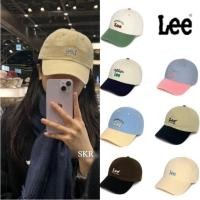 ราคา Lee หมวกแก๊ป หมวกเบสบอลแท้ จากเกาหลี Cotton Curve Ball Cap โลโก้ (25038360469)