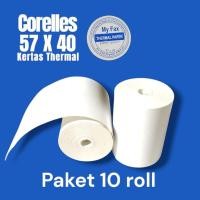 ราคา กระดาษเทอร์มอล Edc 58x40 Coreles แพ็ค 10 ม้วน (44177170599)