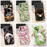 ราคา สําหรับ Samsung Galaxy A05 A05s กระต่ายน่ารัก Panda การ์ตูนปลอก SamsungA05 A 05S เลนส์ป้องกันซิลิโคนอ่อนนุ่มเคสโทรศัพท์ (27120685747)