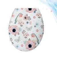 ราคา Toilet Cover U Shape Lid Home General Printed Toilet Lid Seat Cover Toilet Lid Toilet Seat Ring for Home Toilet Use (24834348491)