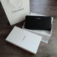 ราคา กระเป๋าสตางค์ใบยาว แท้% Calvin Klein Long Wallet (959656739)