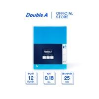 ราคา Double A แฟ้มซองเอกสารชั้นเดียว PP L-File ขนาด A4 สีฟ้า แพ็ก 12 ชิ้น (25992271048)