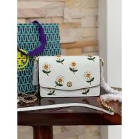 ราคา กระเป๋าสะพาย Tory Burch Mini Robinson Daisy Leather Shoulder Bag (29734632589)