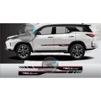 ราคา S28 TOYOTA FORTUNER Trd Sportivo ตัวรถไวนิล Decal สติกเกอร์ (55552631956)