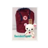 ราคา Kanken Classic ox red/royal blue พร้อมส่งค่ะ จัดส่งฟรีค่ะ (878180)
