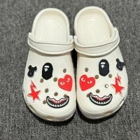 ราคา Jibbitz Bape สําหรับรองเท้าแตะตกแต่ง Bape 3d พิมพ์วัสดุสําหรับผู้ชายและผู้หญิงรองเท้าแตะ Bapau (27142804356)