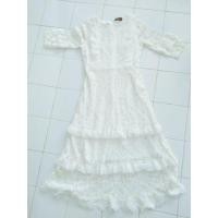 ราคา เดรสลูกไม้สีขาว งานป้าย M (2688799838)