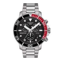 ราคา Tissot Seastar 1000 Chronograph ทิสโซต์ ซีสตาร์ 1000 สีดำแดง เงิน T1204171105101 นาฬิกาผู้ชาย (9543152196)