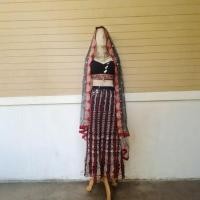 ราคา ส่งฟรี! ❤️‍ ชุดแลงก้าอินเดียมือสอง ชุดแลงก้าเซต3ชิ้น ‍♀️ (42105374108)