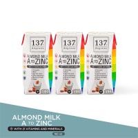 ราคา 137 Degrees A to Zinc Almond Milk นมอัลมอนด์ สูตรเอทูซิงค์ ผสมวิตามินรวม 180 มล. (18576591457)