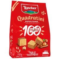 ราคา ล็อคเกอร์เวเฟอร์เฮเซลนัท 250กรัม Loacker Wafer Hazelnut 250g. [หมายเลขบาร์โค้ด 8000380004911] (53353149945)