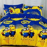 ราคา เซ็ตผ้าปูที่นอนรวมนวม ลายมินเนี่ยน Minions ครบเซ็ต 6 ชิ้น (2124237034)