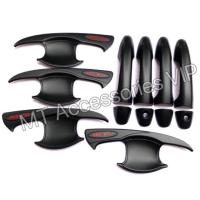 ราคา เบ้ากันรอยและครอบมือจับ รีโว้ revo สีดำโลโก้แดง รุ่น4ประตู (2159351066)