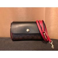 ราคา ลดแรง Coach Crossbody รูบี้กลับด้าน ฝาเปิดใช้ได้ 2ด้าน สีแดง/ดำ New-แท้% (1168952188)