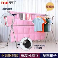 ราคา ชั้นสแตนเลสแบบพับเก็บได้แบบพับเก็บได้แบบพับเก็บได้แบบพับเก็บได้ X-Shaped ระเบียงชั้นราวตากผ้าในครัวเรือนติดตั้งฟรี Double-Rod กลางแจ้ง PYTV (53002658044)