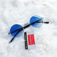 ราคา แฟชั่นเด็ก กรองแสง กันแดด ทรงกลมสีฟ้า (5655287773)