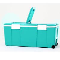 ราคา EVEREST กระติกน้ำแข็ง ถังแช่อเนกประสงค์พร้อมล้อลาก ขนาด 75 ลิตร รุ่น AG750 สีฟ้าเขียว ขนาด 41.2x87.5x39 cm (1974316561)