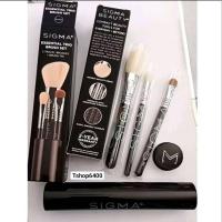 ราคา เซ็ทแปรงแต่งหน้า 3 ชิ้นSigma Essential Trio Brush Set (Black) (26370543659)