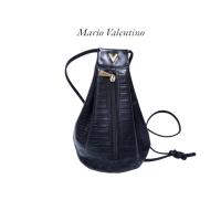 ราคา กระเป๋า Mario Valentino crossbody สีดำ สินค้าแบรนด์แท้มือสอง (28137152286)