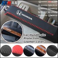 ราคา Honda สากล ฝาป้องกันเบรคมือรถยนต์ หนังรถยนต์ฝาครอบตกแต่งแขนเบรคมือ อุปกรณ์เสริมภายในรถยนต์ Honda Civic 11th 10th gen fe fk fd Fit ge HRV Jazz gk City Hatchback Odyssey CRV BRV WRV Mugen (44851185906)