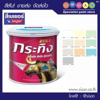 ราคา Beger เบเยอร์ กระทิง สีน้ำ ภายนอก ชนิดด้าน 1 ถัง (ขนาด 17.5 ลิตร) (15402949623)