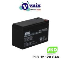 ราคา SKD PL8-12 แบตเตอร์รี่แบบแห้ง 12V 8Ah Battery for LED-1000/480 , LCD1000/450 , LED-1000 G2 , LCD-1200 UPS By Vnix Group (17092546484)