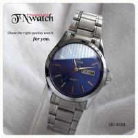 ราคา นาฬิกาผู้ชาย debor + กล่อง รุ่น DE-01BL หน้าปัดน้ำทะเล (DAY/DATE) (1044045107)