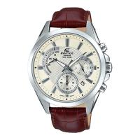 ราคา Casio Edifice นาฬิกาข้อมือผู้ชาย สายหนัง รุ่น EFV-580L,EFV-580L-7A ( CMG ) - สีน้ำตาล (2351182309)