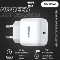 ราคา UGREEN Adapter Charger Head Type C PD Fast Charging 20W Mini Adapter MFI (29365192673)