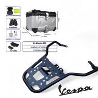 ราคา แร็คท้าย+กล่องอลูมิเนียม47L VESPA /Sprint/GTS ตะแกรง Vespa 125/150/300 (40117242816)