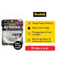 ราคา Ktmstore 3M SCOTCH STRONG การติดตั้งในร่มเทป 19mmX 4m 110-M19 (43704680934)