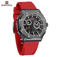 ราคา NAVIFORCE นาฬิกาข้อมือชาย รุ่น NF9216T ตัวเครื่อง Seiko สายพลาสติกนุ่ม ยืดยุ่นสูง ของแท้100% รับประกัน 1 ปี (25251713482)