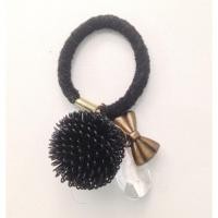 ราคา ยางรัดผมสีดำ แต่งปอมๆสีดำ (372897317)