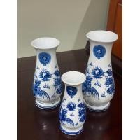 ราคา คุณภาพสูง ค้างคาวตรังลายมังกร แจกันดอกไม้เคลือบสีฟ้า (42874994347)