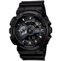 ราคา Casio G-Shock นาฬิกาข้อมือผู้ชาย สายเรซิน สีดำ รุ่น GA-110-1BDR,GA-110-1B,GA-110 (104625962)
