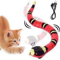 ราคา USB Rechargeable Smart Sensing Interactive Cat Toys Automatic Eletronic Snake Cat Teasering PlayKitten Toys for Cats Dog (28061269748)