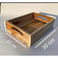 ราคา กระบะถาดไม้สัก ลังไม้สัก ใช้เสิร์ฟอาหาร ใส่เครื่องปรุง งานมินิมอลวินเทจ (22319919099)