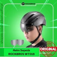 ราคา Rockbros WT-018 หมวกกันน็อคจักรยาน (หมวกกันน็อคจักรยานพับ Seli Roadbike MTB) (29481389222)