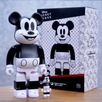 ราคา BE@RBRICK 400%+100% DISNEY - Mickey Mouse (B&W 2020 Ver.) [New] (15666793815)