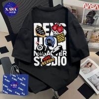 ราคา 【จัดส่งจากกรุงเทพฯ】NASA แบรนด์แฟชั่น ฤดูร้อน ลายตัวอักษร street style สไตล์เท่ oversize แขนสั้น ยูนิเซ็กส์ เสื้อYG1033 (57502624591)