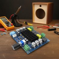 ราคา บอร์ดขยายเสียงดิจิทัล 120W สองช่อง XH-M547 TPA3116D2 อัพเกรดบอร์ดขยายเสียงดิจิทัลเสียงใหม่ (51250653387)