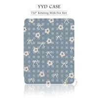 ราคา 720RotatingCase Tab Samsung Galaxy Tab Casing Tablet Tab S9/S9 Plus Acrylic Flip Case S8/S8 Plus/Tab (49551350662)